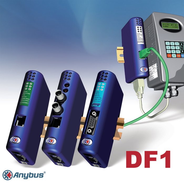 Obsługa  protokołu komunikacyjnego DF1 Rockwell w rodzinie urządzeń Anybus® Communicator